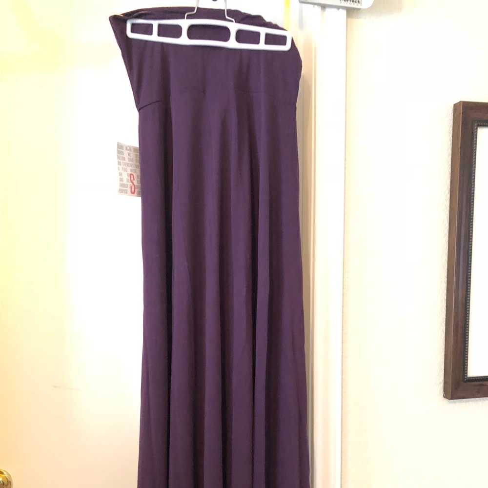 LulaRoe Purple Maxi dress/skirt NWT